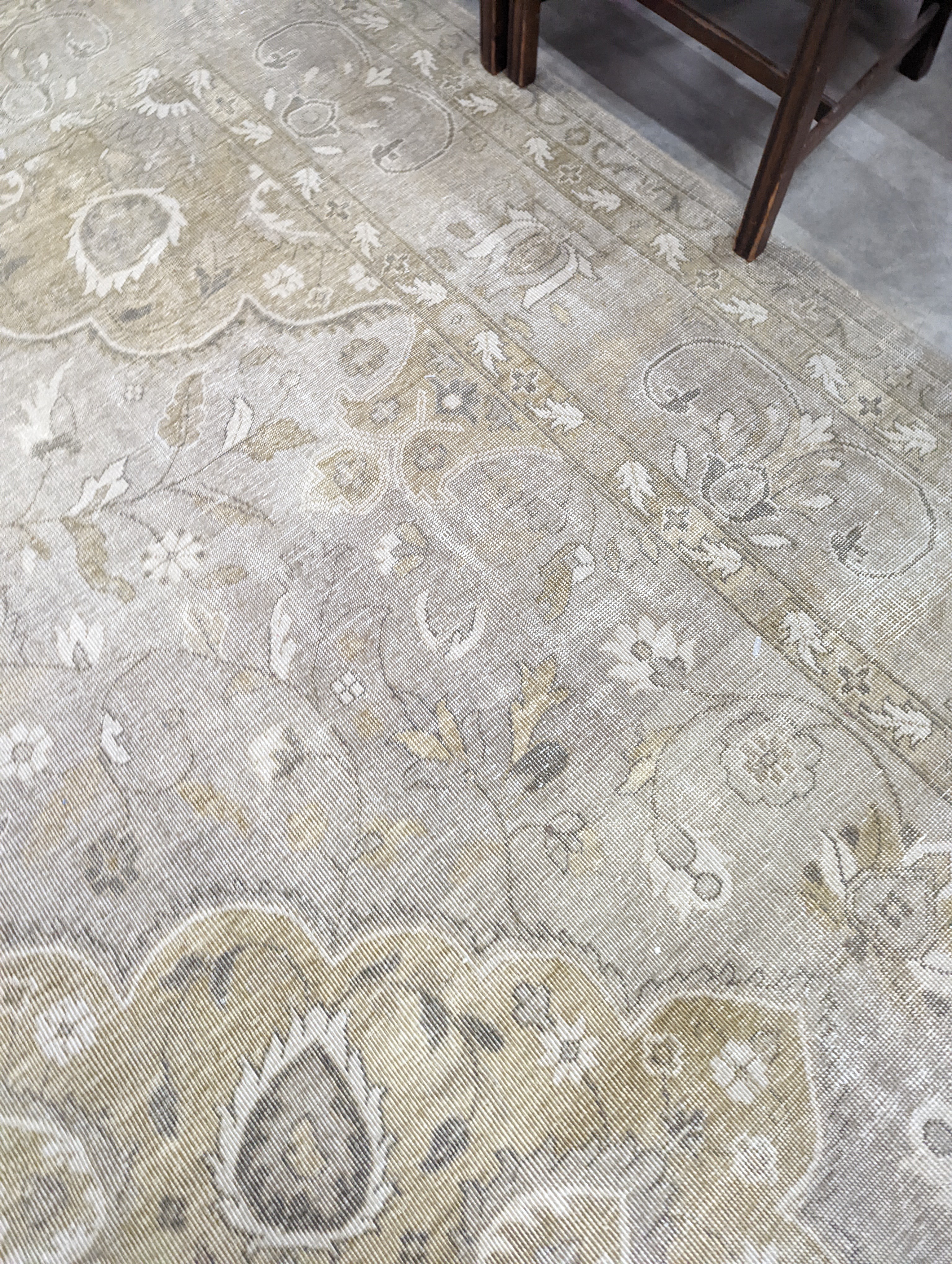 A contemporary North West Persian style pale wool carpet, 420 x 293cm